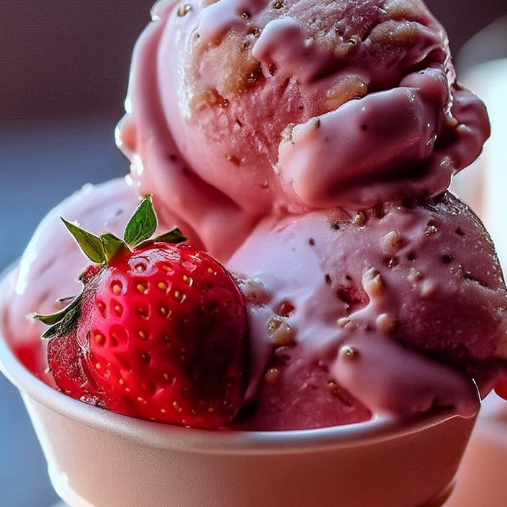 Strawberry Sensation Ice Cream