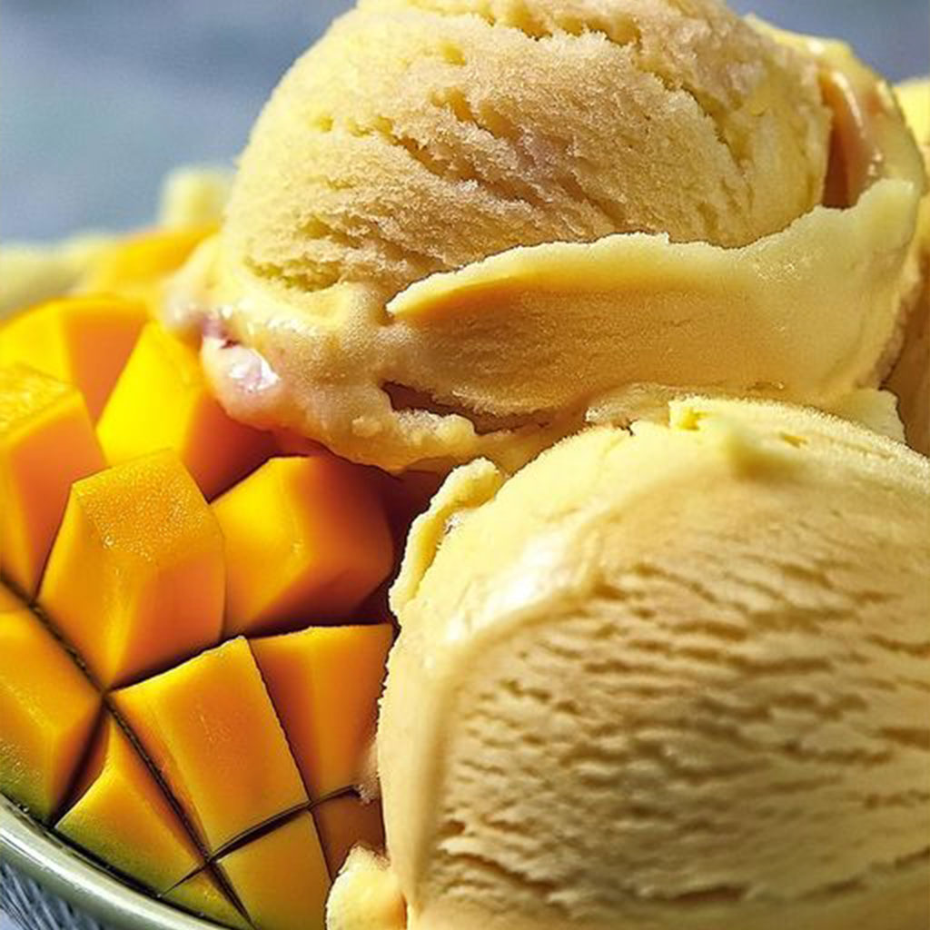 Coconut Mango Ice Cream