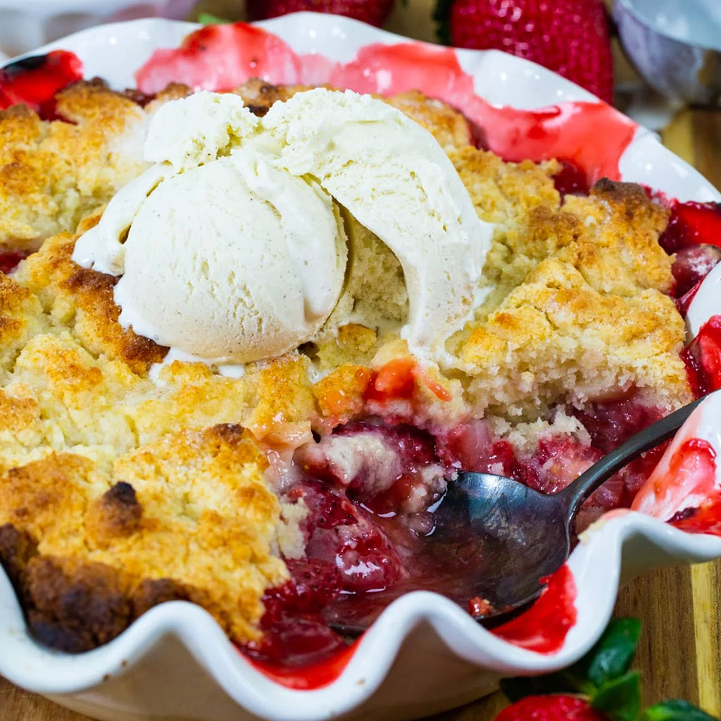 Strawberry Cobbler