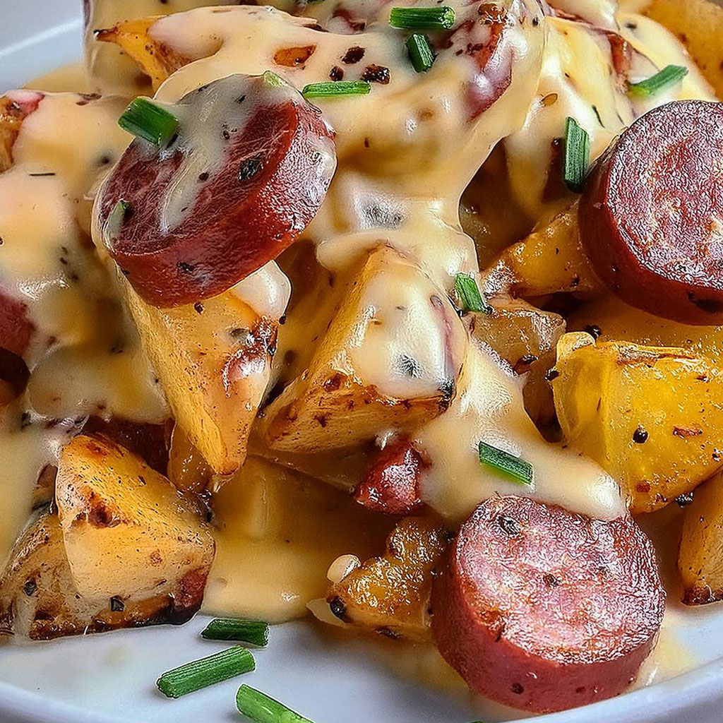 Cheesy Ranch Potatoes and Sausage