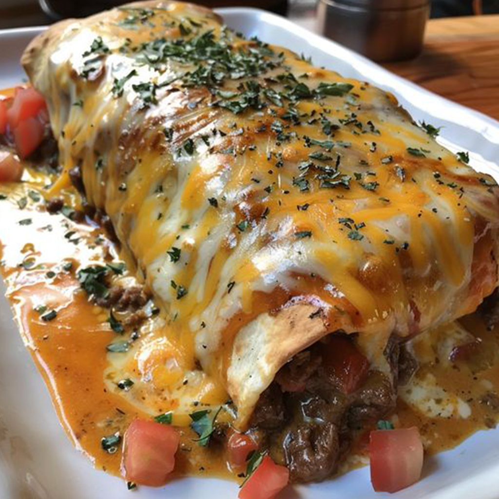 Beef and Cheese Chimichangas , Delicious Beef and Cheese Chimichangas