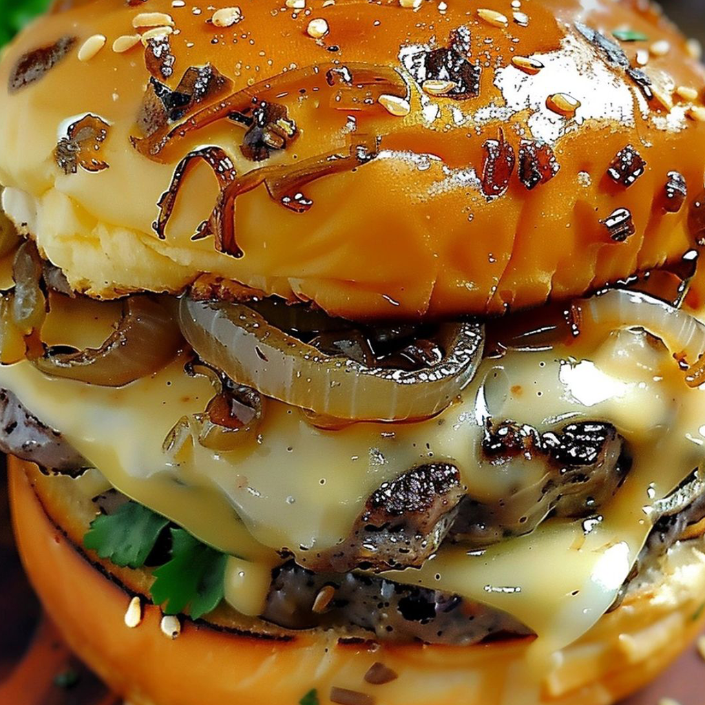 French Onion Soup Burgers 😍