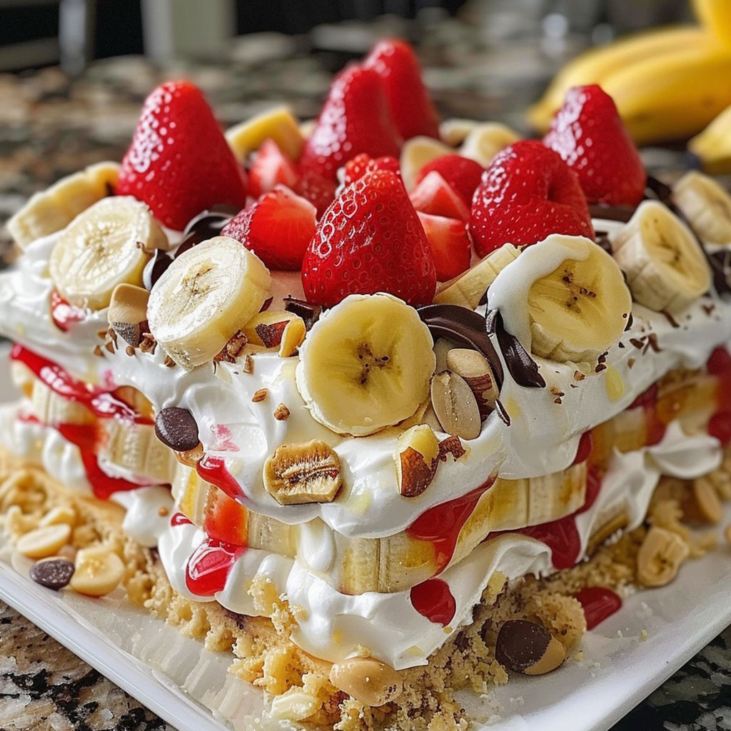 Banana Split Cake