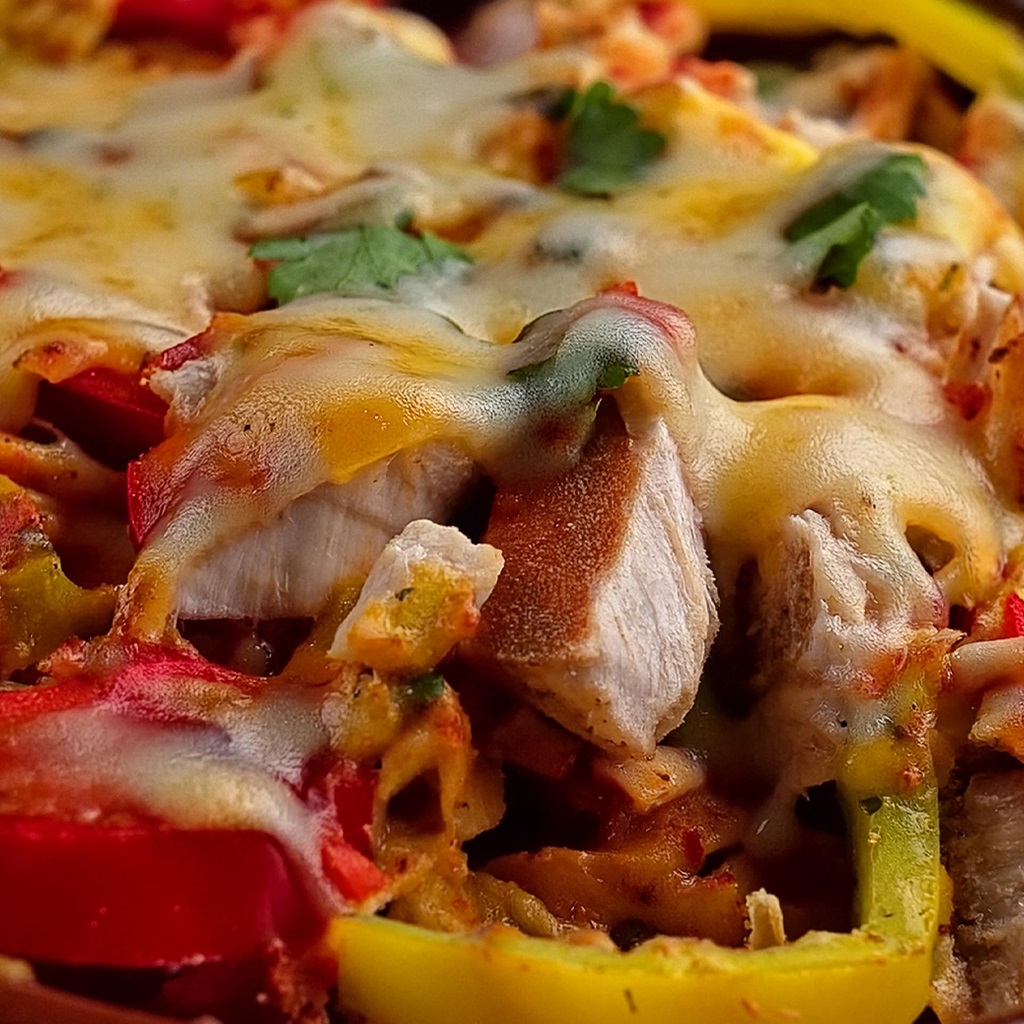 Fajita Chicken Casserole – Standard Oven Directions