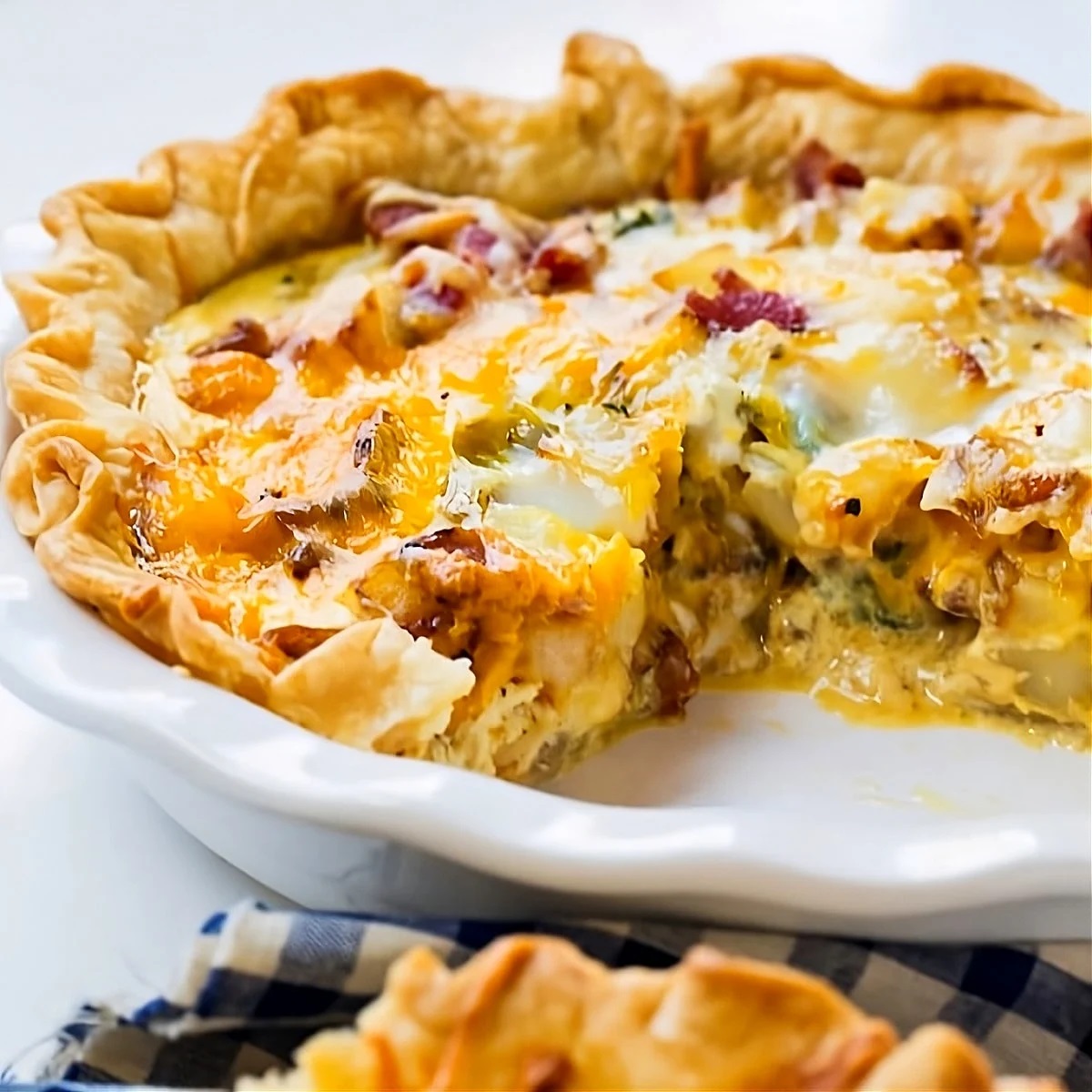 Bacon and Potato Quiche