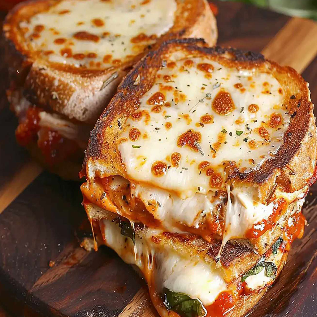 Chicken Parmesan Grilled Cheese Sandwich