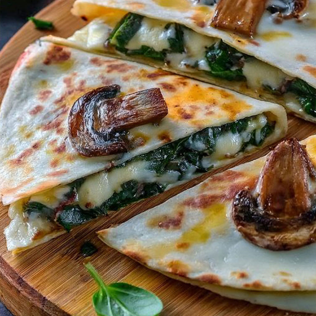 Mushroom Quesadillas