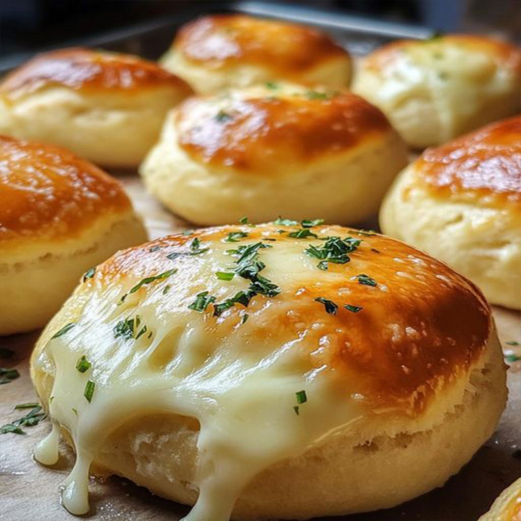 Pillsbury Biscuit Garlic Butter Cheese Bombs