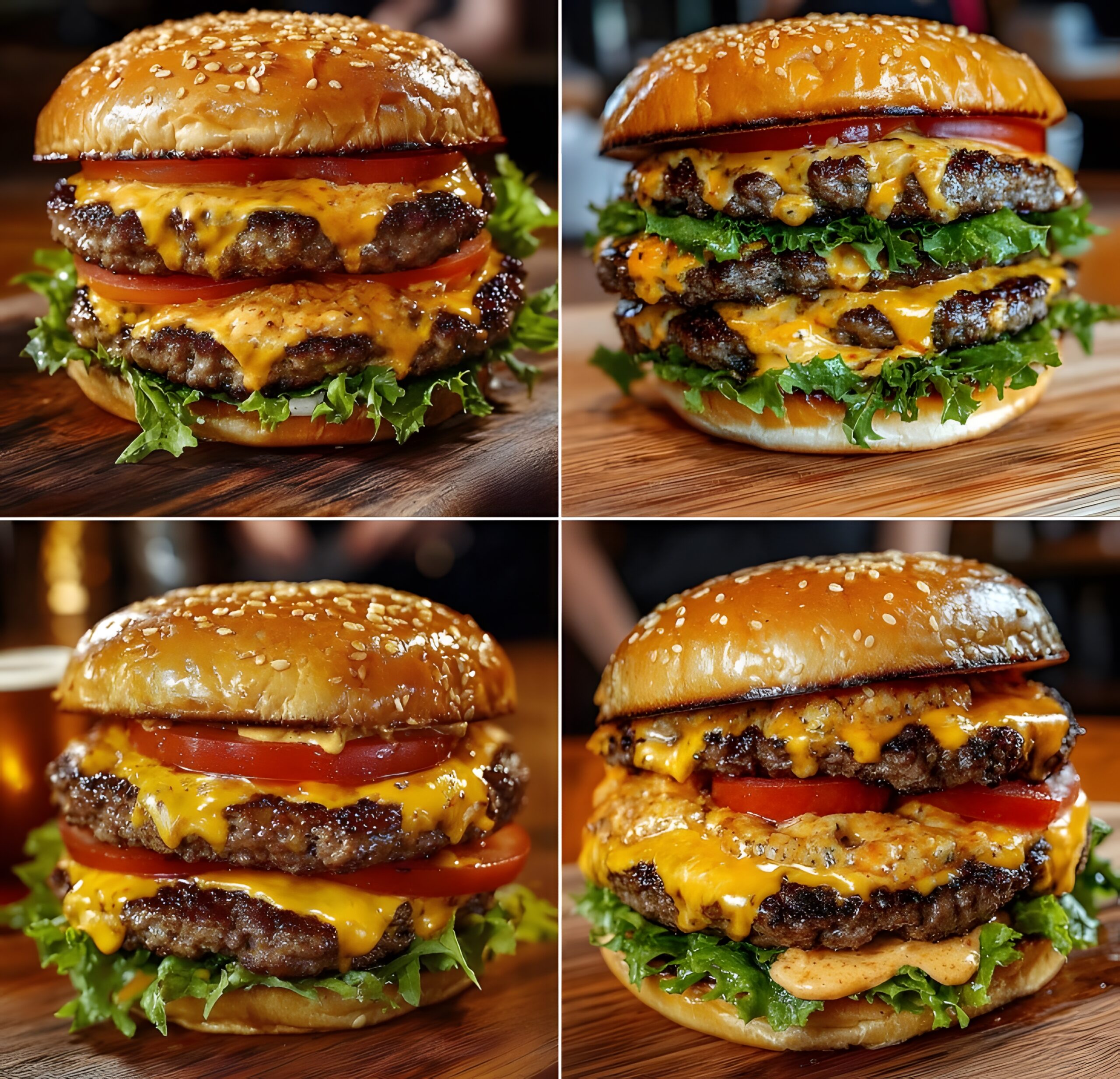 Monster Stack Cheeseburger