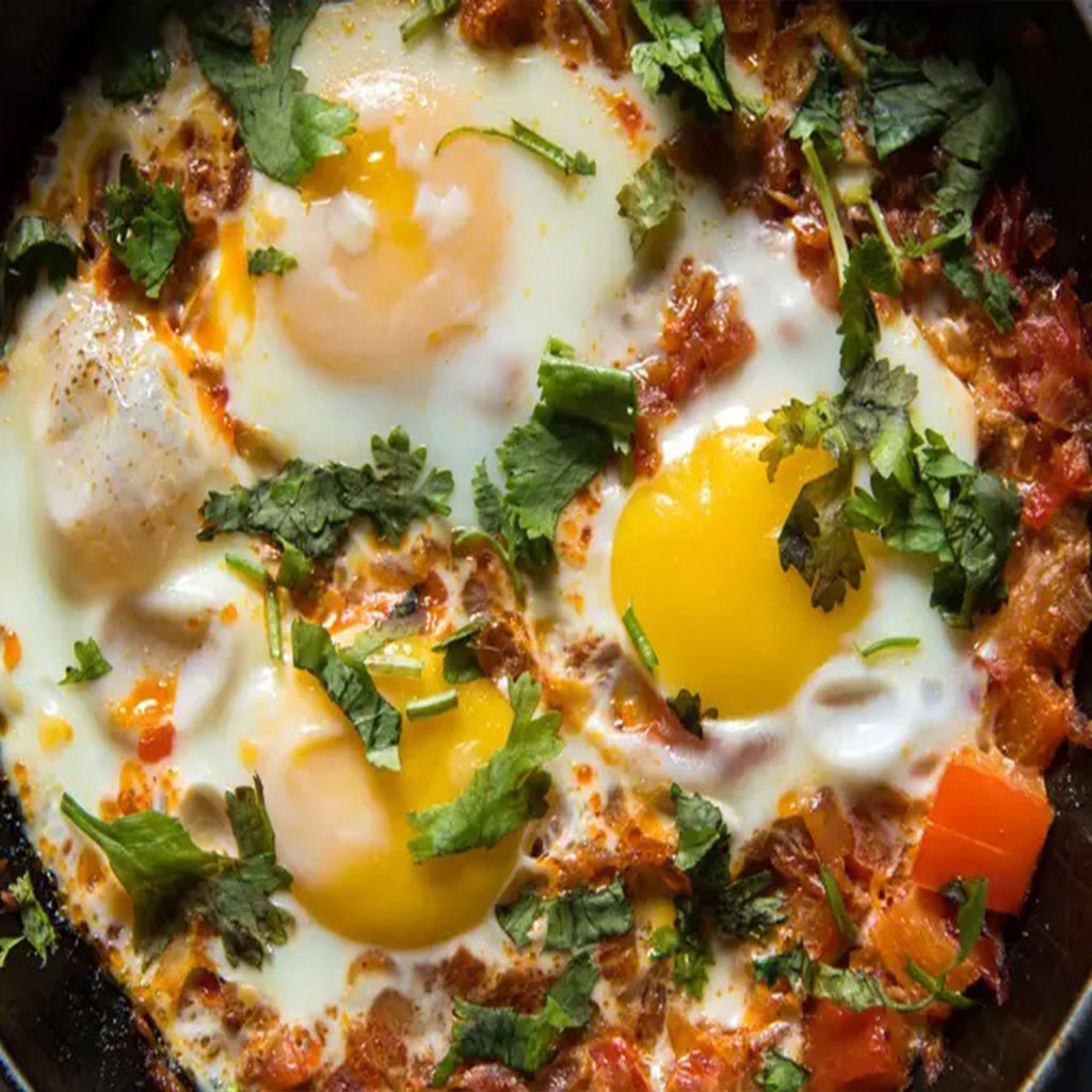 Shakshuka is a popular tomato-based dish