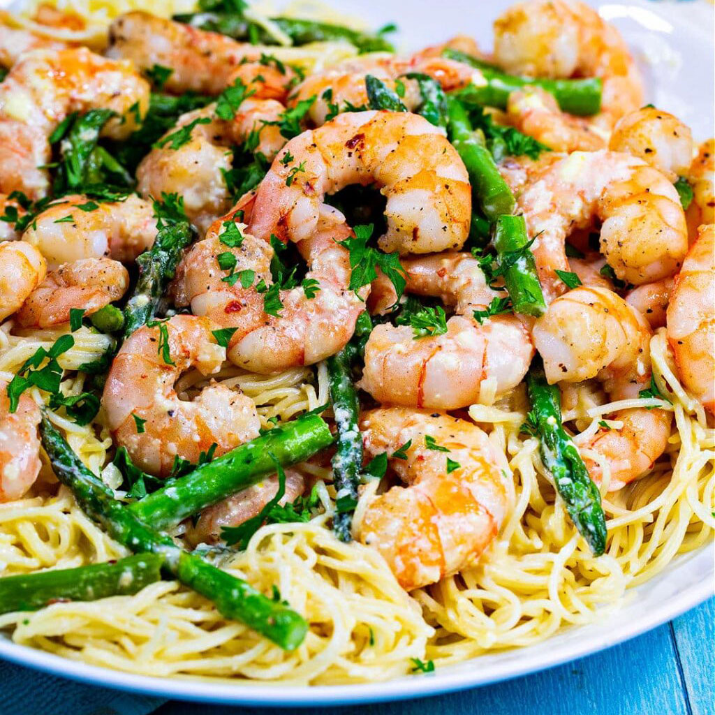 Creamy Lemon Shrimp Pasta