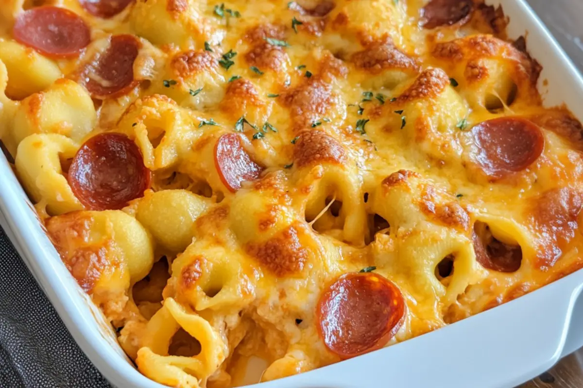 Baked Pizza Tortellini