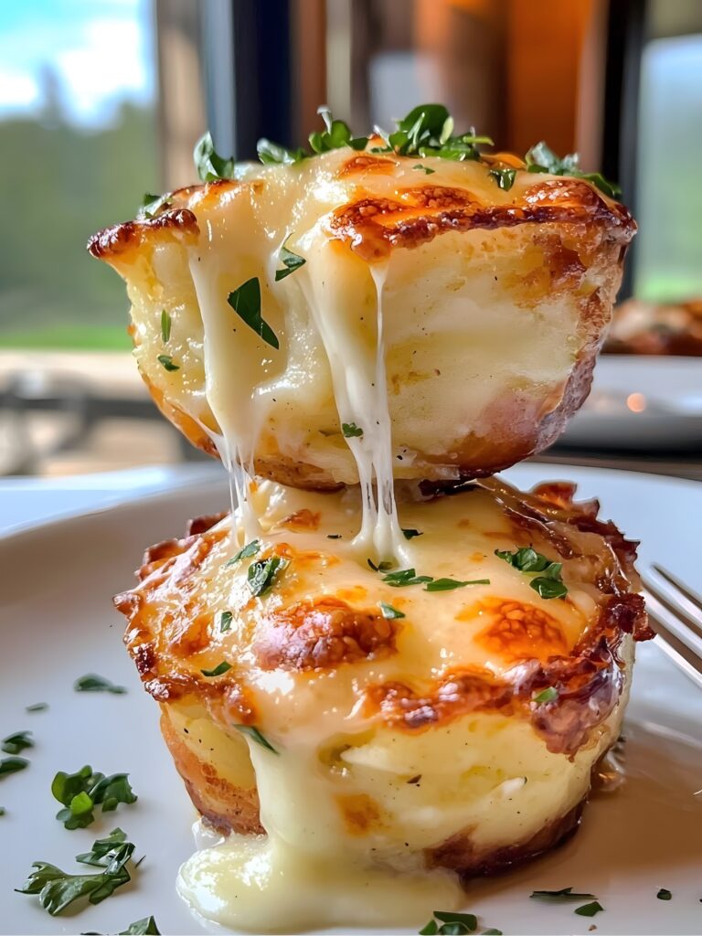 Cheesy Mashed Potato Puffs