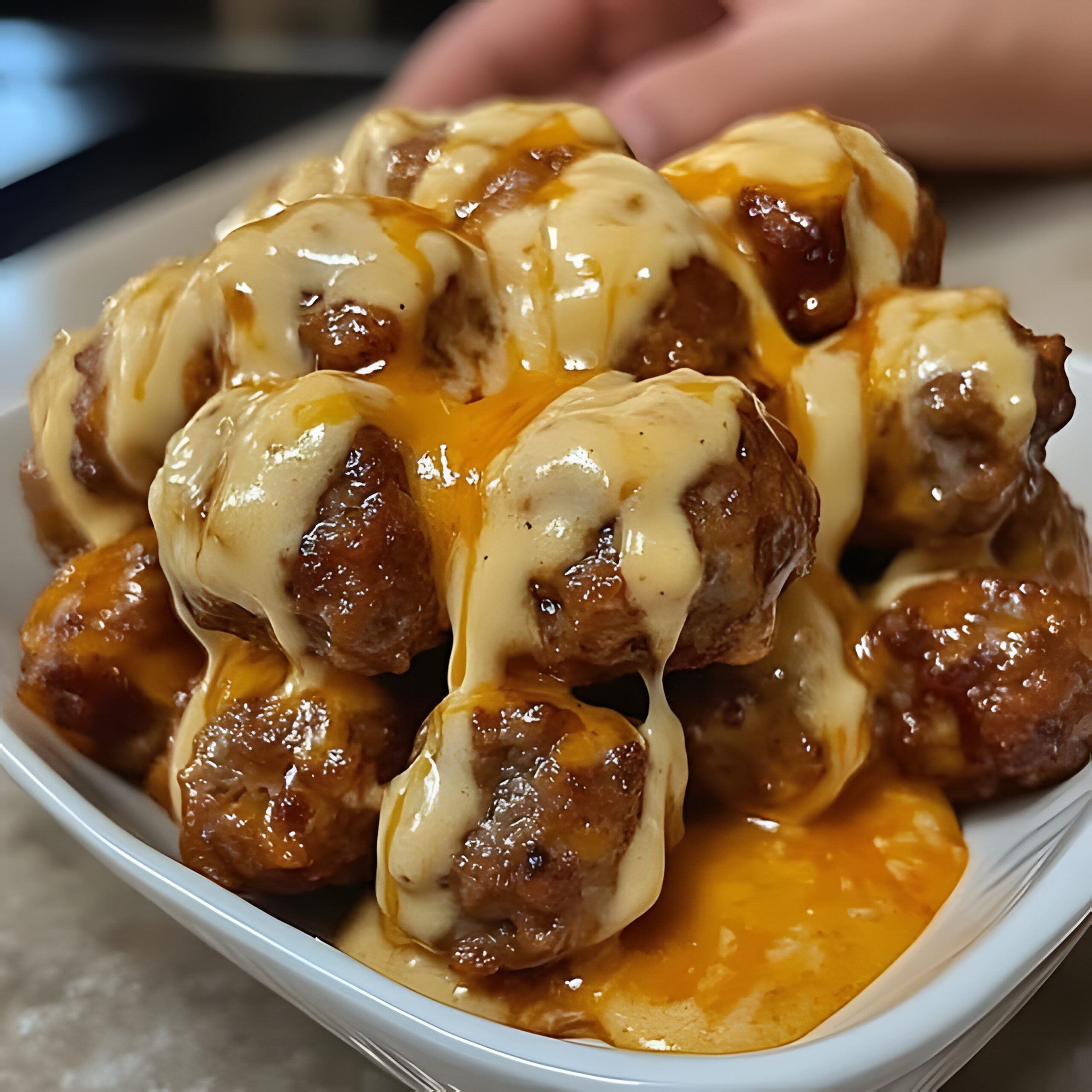 Rotel Cream Cheese Sausage Balls