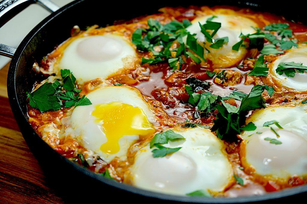 Shakshuka with Spinach