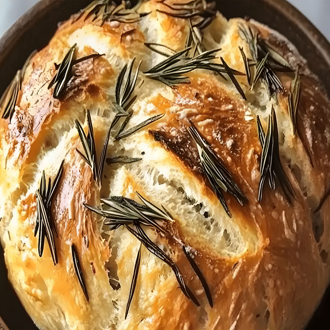 No Knead Rosemary Bread Recipe