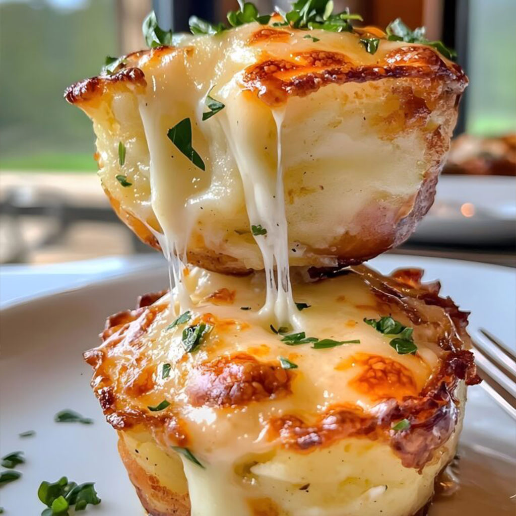 Cheesy Mashed Potato Puffs