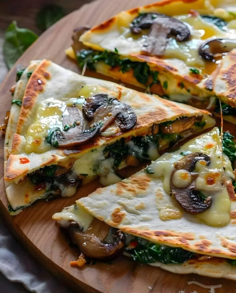 Mushroom Quesadillas Recipe