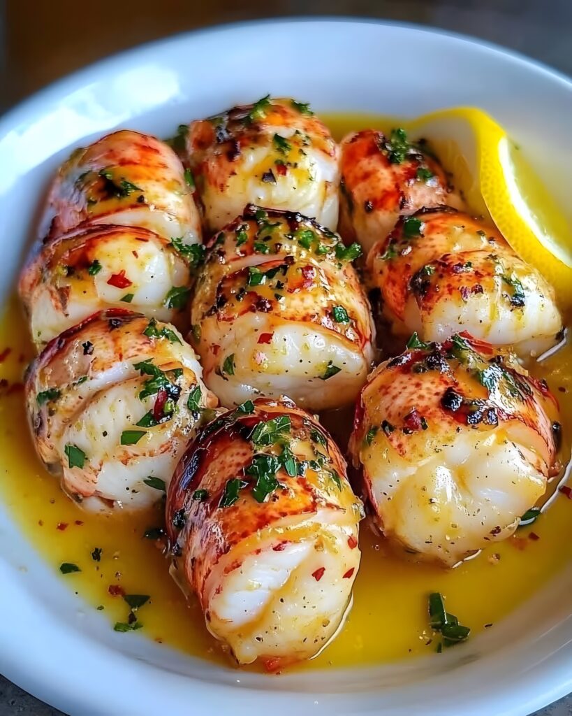 Creamy Garlic Butter Lobster Tails,
 Lobster Tails,
Lobster,