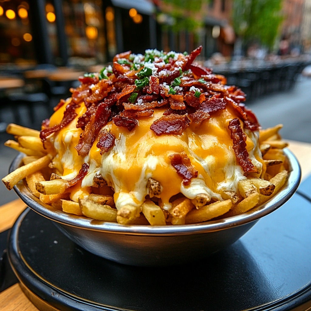 Loaded Bacon and Cheese Fries, Loaded fries toppings, Loaded fries recipe, Loaded cheese fries recipe, Bacon cheese fries near me, Loaded fries sauce Cheese sauce for loaded fries, Bacon Cheese loaded fries burger King, Bacon cheese fries air fryer,