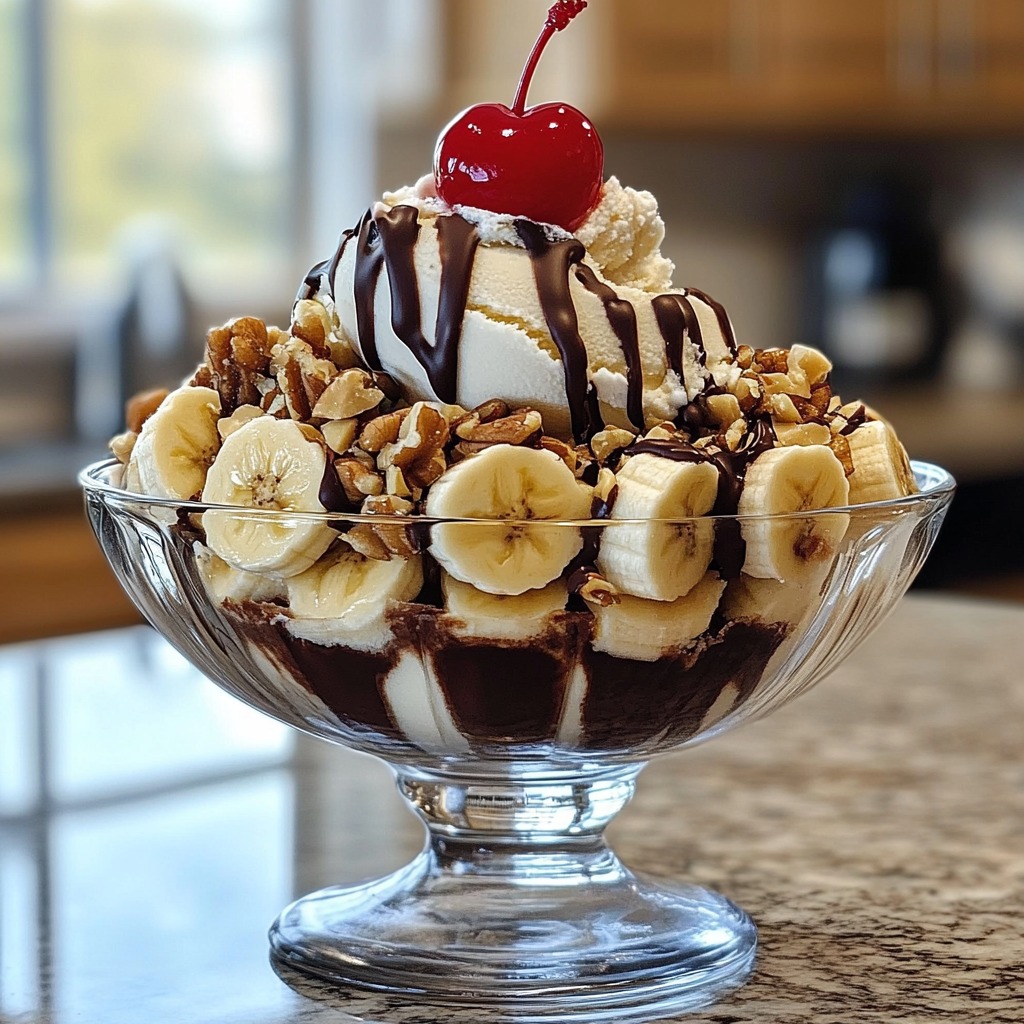 Banana Split Sundae, Recipe,
Banana, 
Sundae 