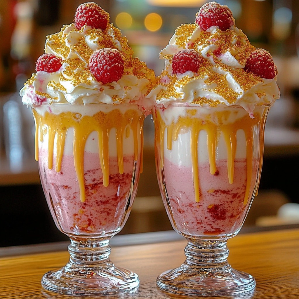 Raspberry Caramel Milkshake Recipe, Raspberry, Caramel, Milkshake Recipe