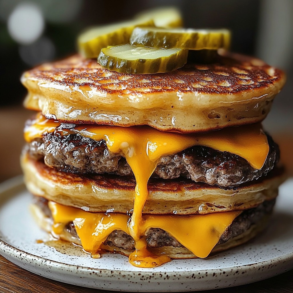 Cheesy Beef Pancake Stack,
Cheesy Beef,
Pancake.
Beef,
Cheesy,
Stack,
Beef Stack