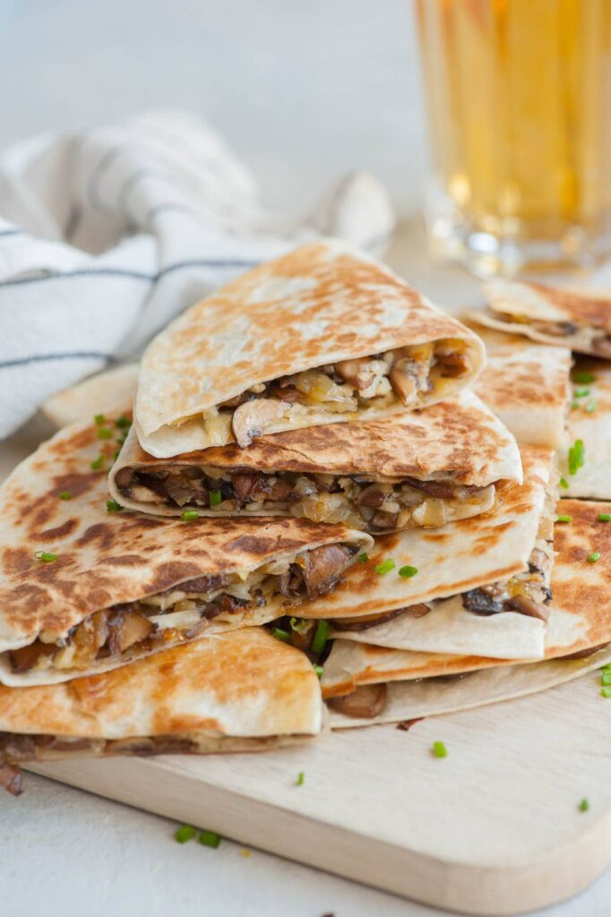 Mushroom Quesadillas Recipe